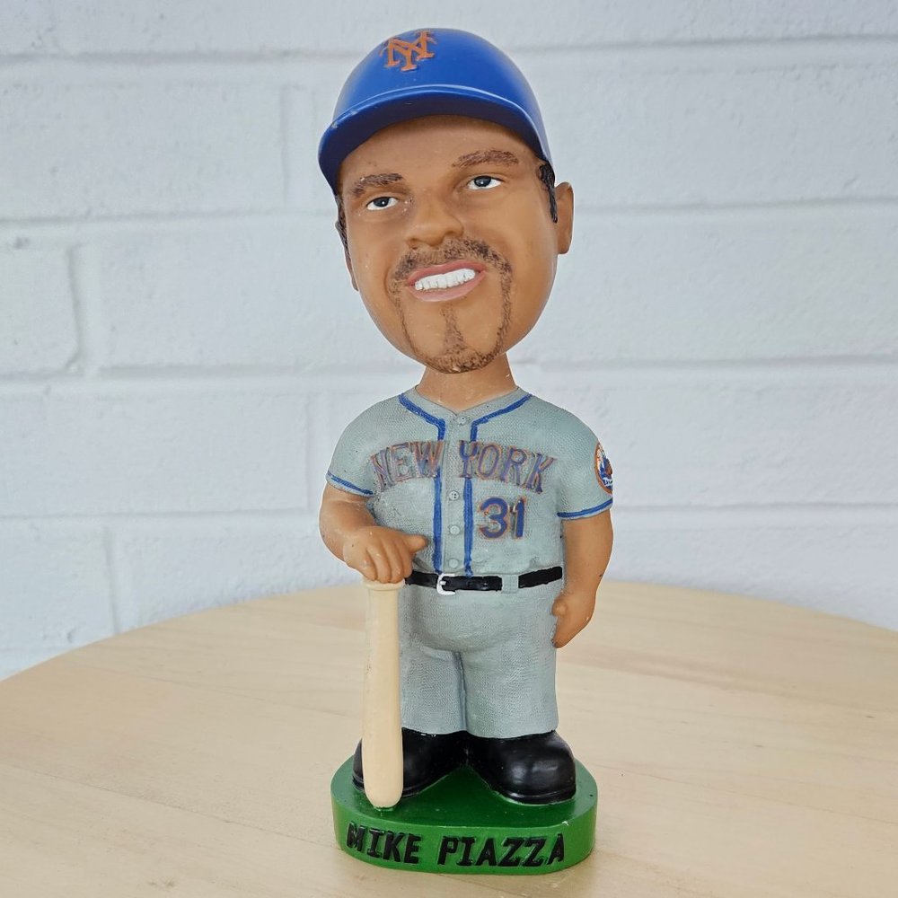 2001 Mike Piazza MLB Bobble Head NY Mets # 31Bobble Dobbles